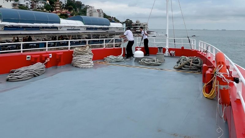 Boong tàu tầng 1 của tàu Thăng Long