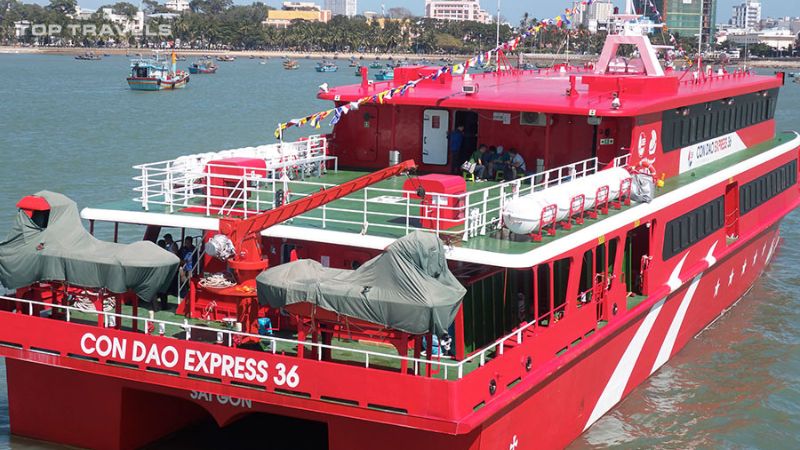 Ảnh tàu 2 thân Côn Đảo Express 36